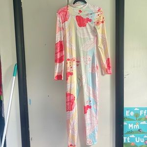 Hand, sewn, abstract, bodysuit